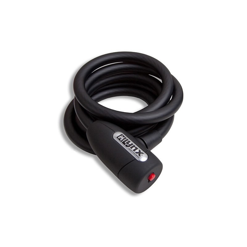 410075 LYNX Coil cable lock 180 cm x 12 mm