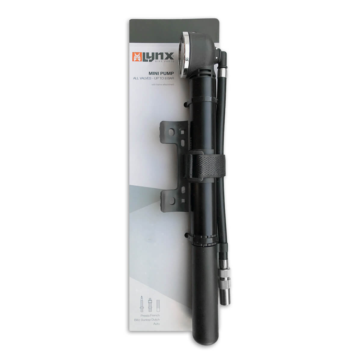 440225 LYNX Mini pompe de vélo Hurricane 28 x 2.5 cm