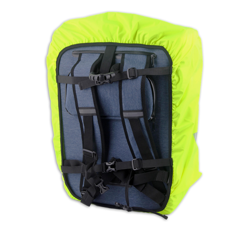 610449.YEL LYNX Regenhoes voor fietstas en rugzak 55 x 35 x 20 cm