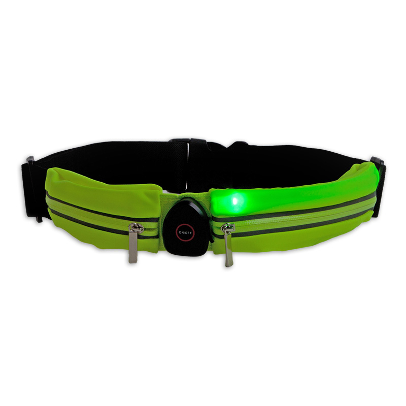 429020 LYNX Reflektierende LED Gürteltasche / Laufgürtel (doppelt) USB